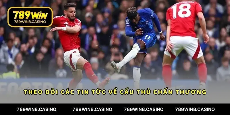 Theo dõi các tin tức về cầu thủ chấn thương và nhận thẻ phạt